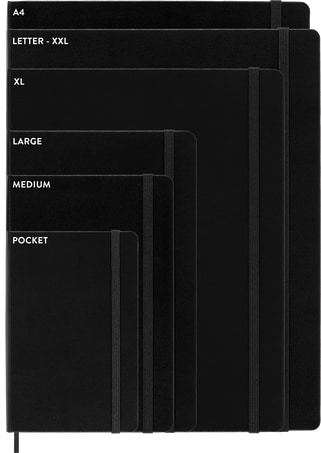 Moleskine Pocket Notebook - Hard Cover - Ruled - Black