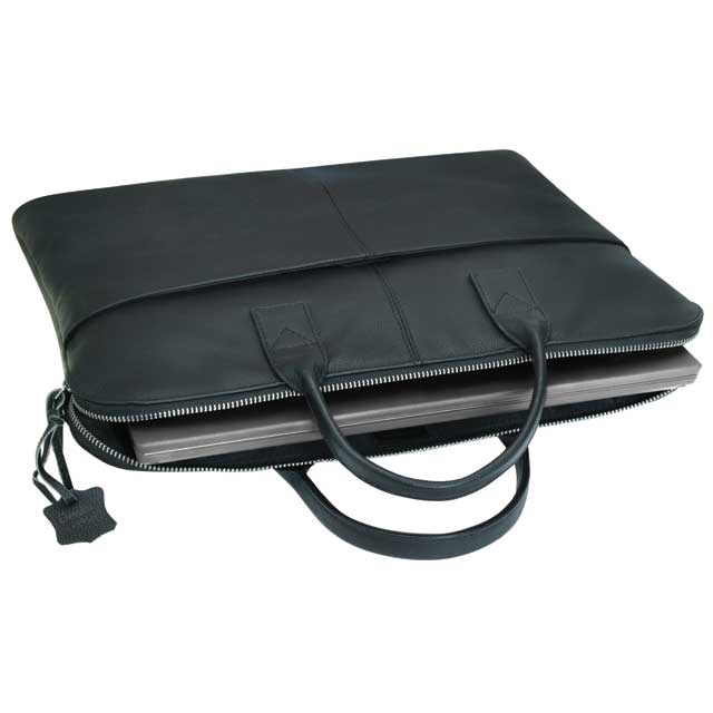 CREMONA - SANTHOME Genuine Leather Laptop Briefcase