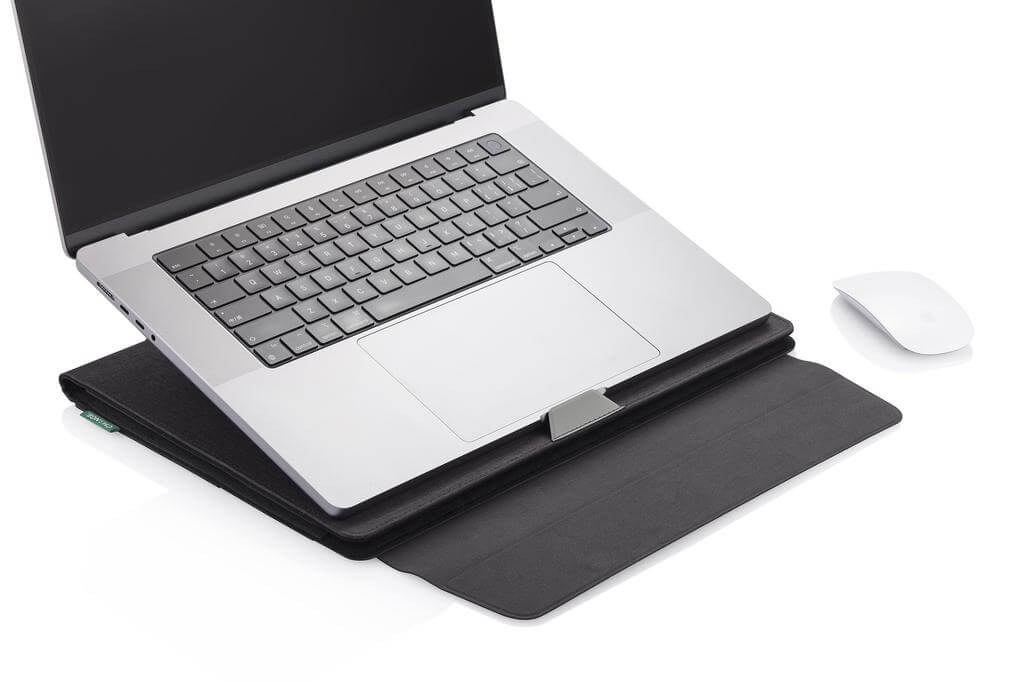 FULDA - CHANGE Collection RPET Laptop Case &amp; Workstation - Grey