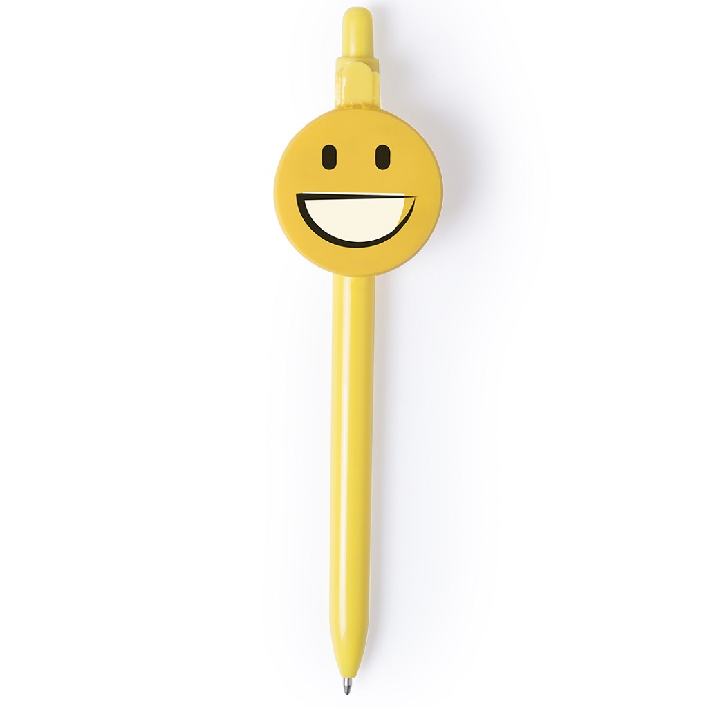 Ball Pen With Fun Emoji Designs - Smile