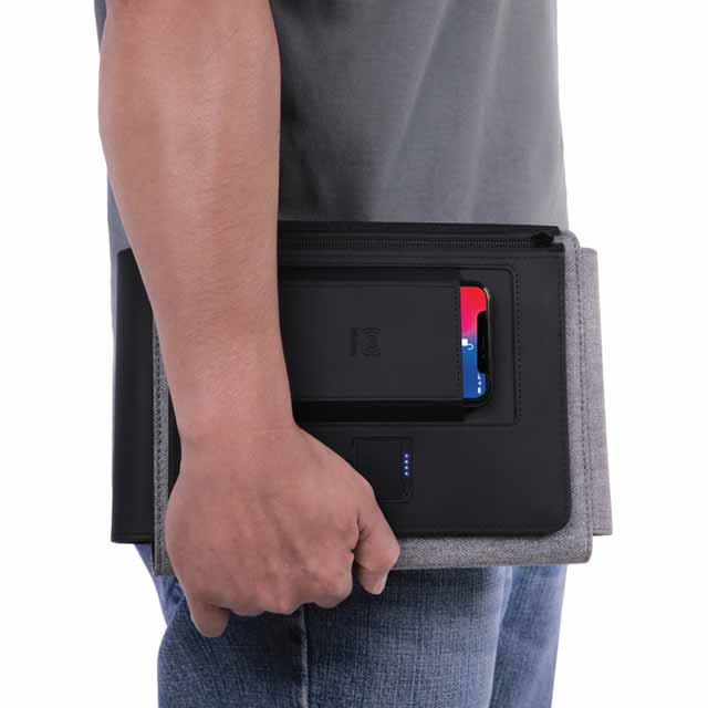 EPINAL - SANTHOME A5 Folder With 10000mAh Wireless Powerbank
