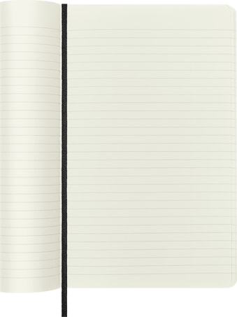 Moleskine Large Soft Cover Ruled Notebook - Sapphire Blue