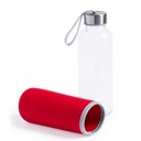GRUENE - 420ml Glass Bottle With Red Neoprene Cover