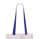 Cotton Shopping Bag - Blue Handle