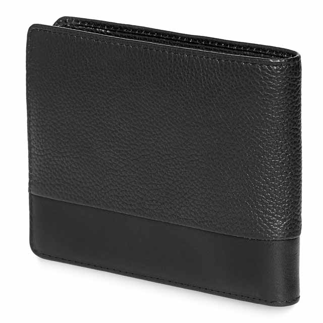 Moleskine Classic Match Genuine Leather Wallet - Black