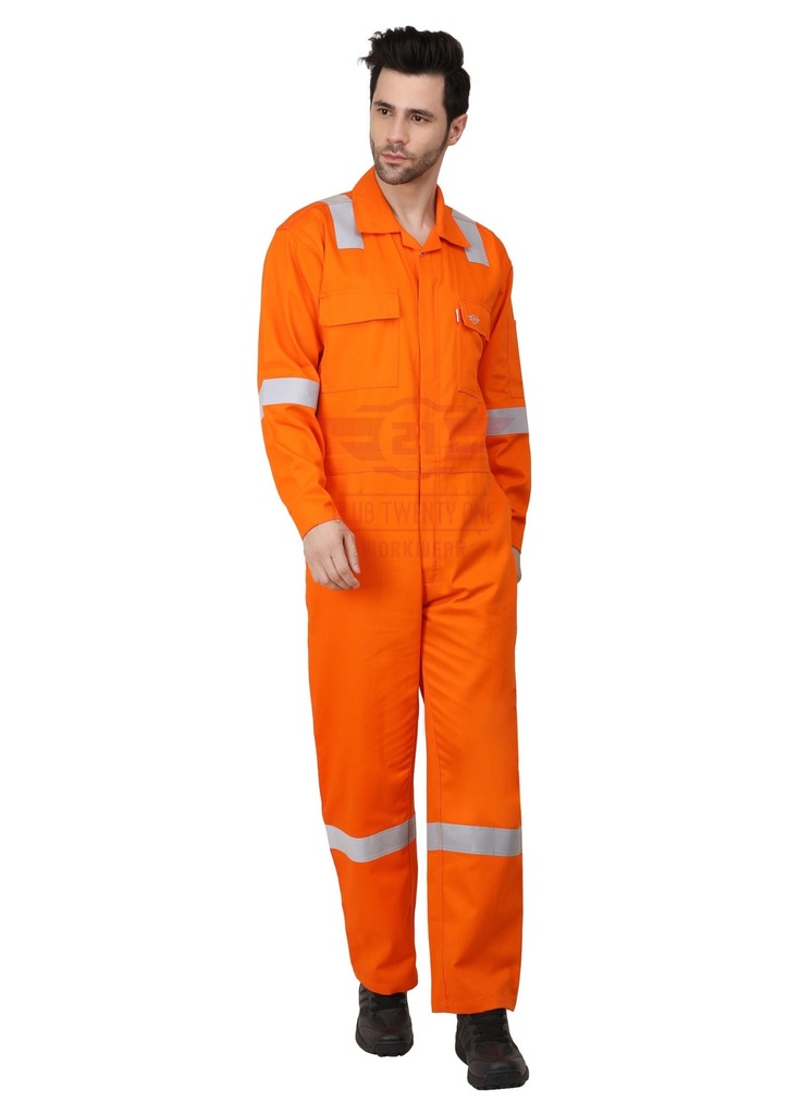 Dubai Coverall
Color: Orange
Fabric: Pre Shrunk 100% Cotton
GSM: 210
