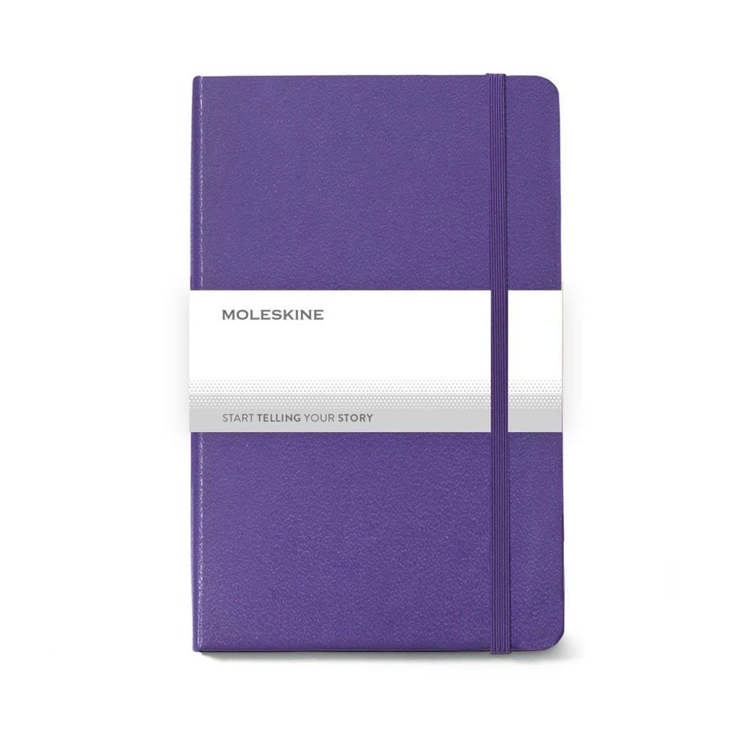 Moleskine Classic Hard Cover Large Ruled Notebook - Brilliant Violet