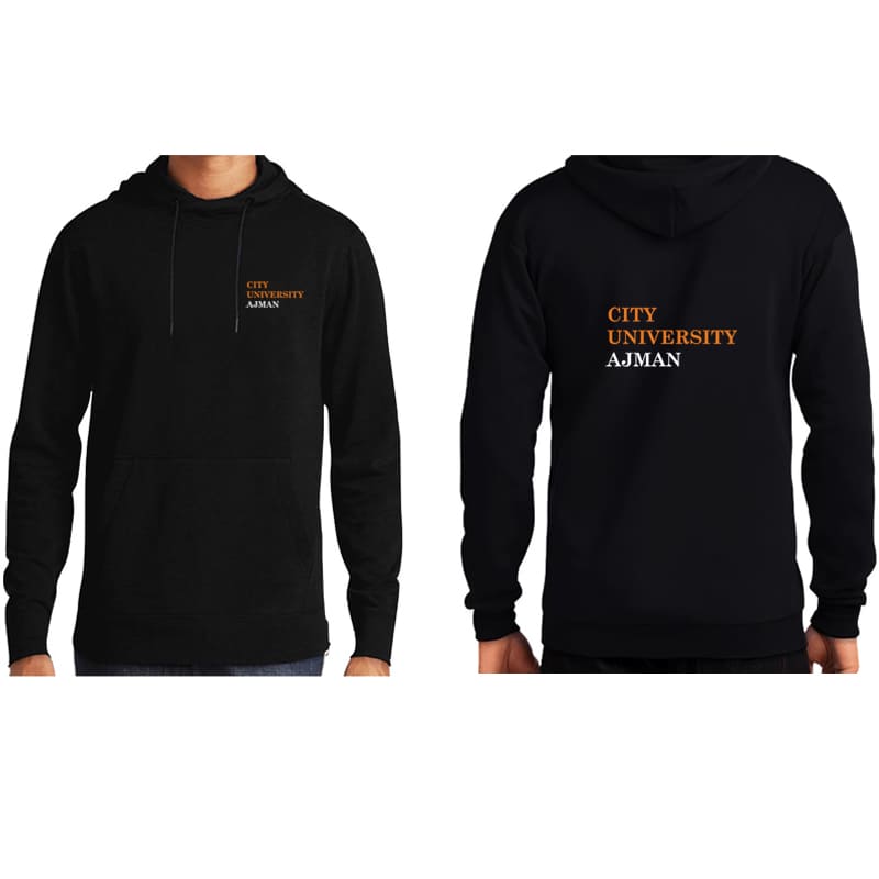 CU Varsity Pullover Hoodie / Sweatshirt - Black