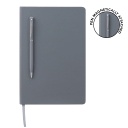 CAMPINA - Giftology A5 Hard Cover Notebook with Metal Pen - Grey