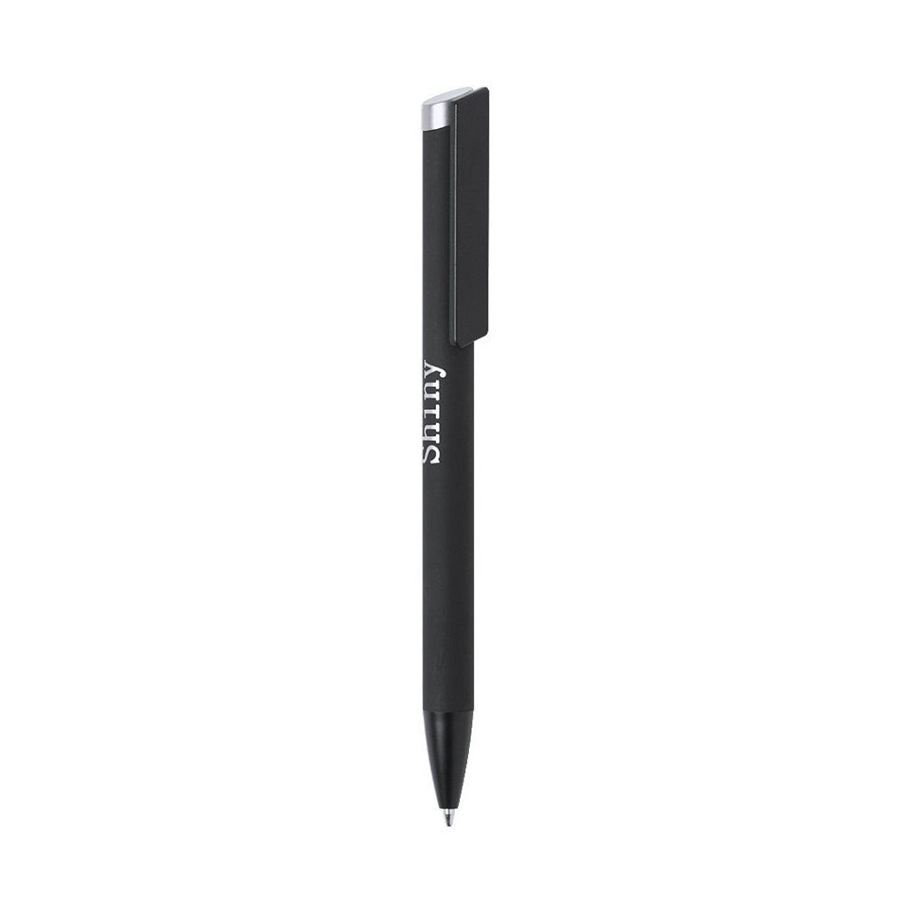 Ball Pen With Push-up Mechanism - Silver