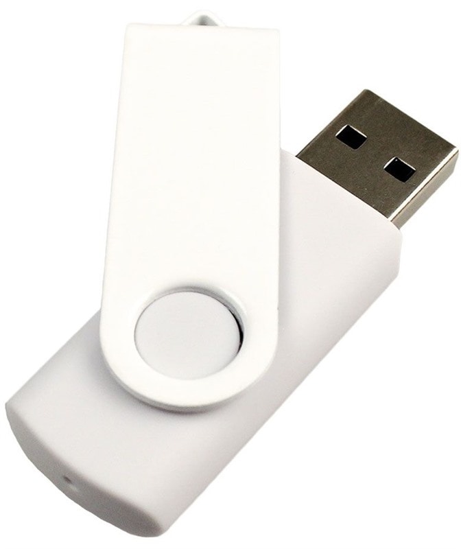 Classic Swivel USB - Full White - 16GB
