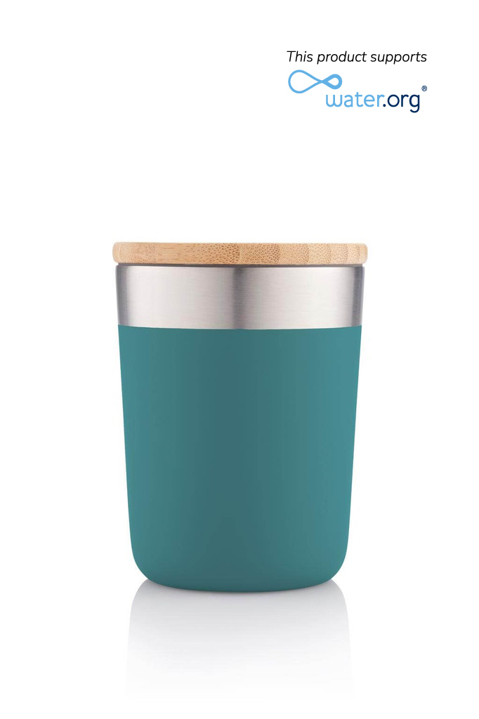 LAREN - CHANGE Collection Insulated Mug - Aqua Green