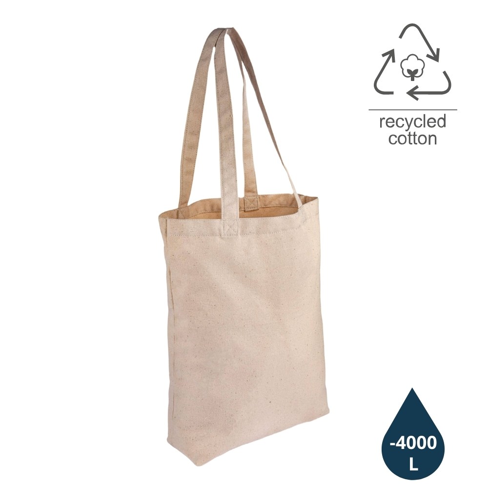 JUCHEN - Recycled Cotton Tote Bag - 300GSM - Natural